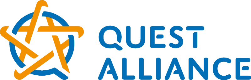 Quest Alliance 로고 및 워드마크