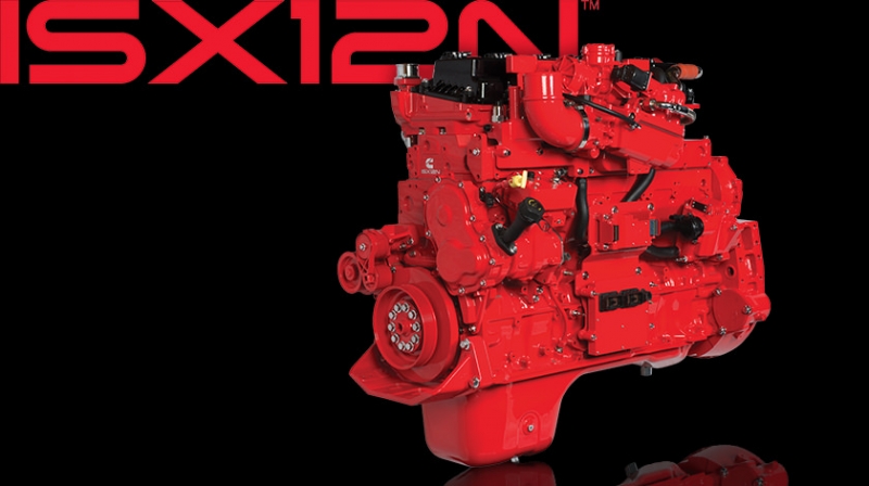 Der ISX12N-Erdgasmotor