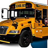 Dostava prvog školskog autobusa u kontaktu sa gradskom mrežom u Severnoj Americi