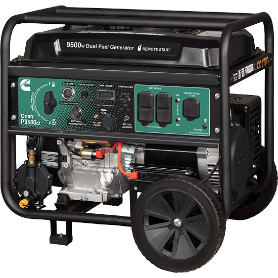 Onan 9500 Dual Fuel Portable Generator