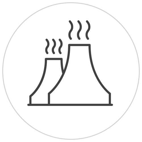 emissions power plant icon