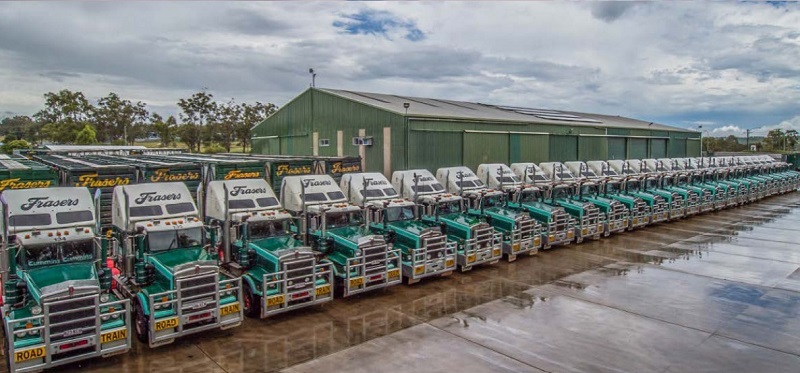 Cummins-powered Kenworths dominate in the Frasers fleet.