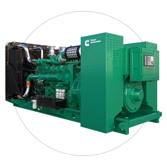 centum series generator set featuring qsk38
