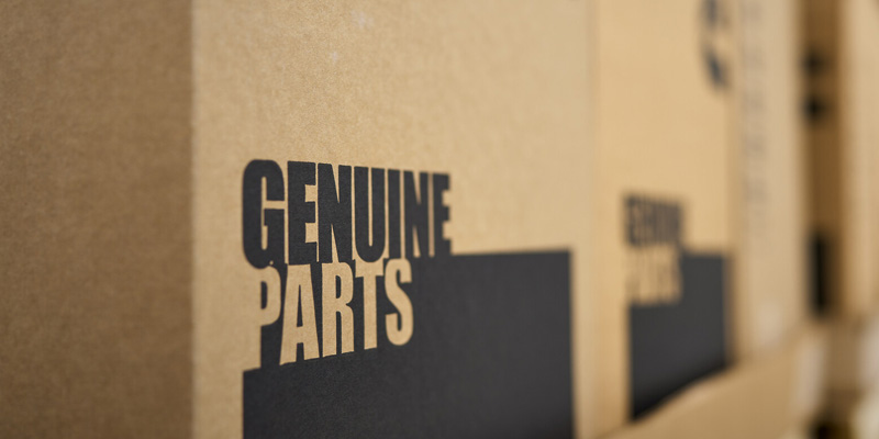 genuine parts shipping boxes