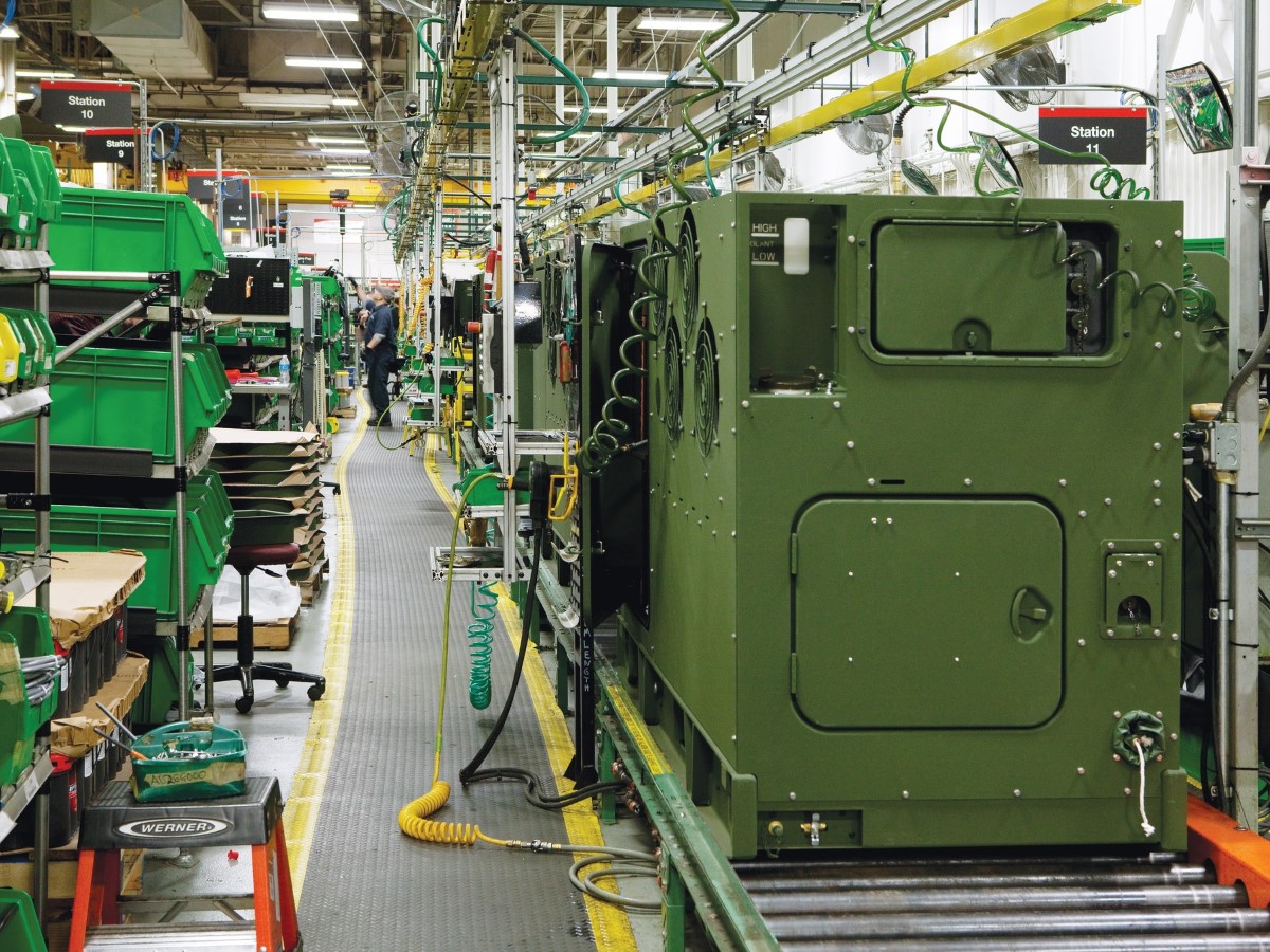defense generator in production
