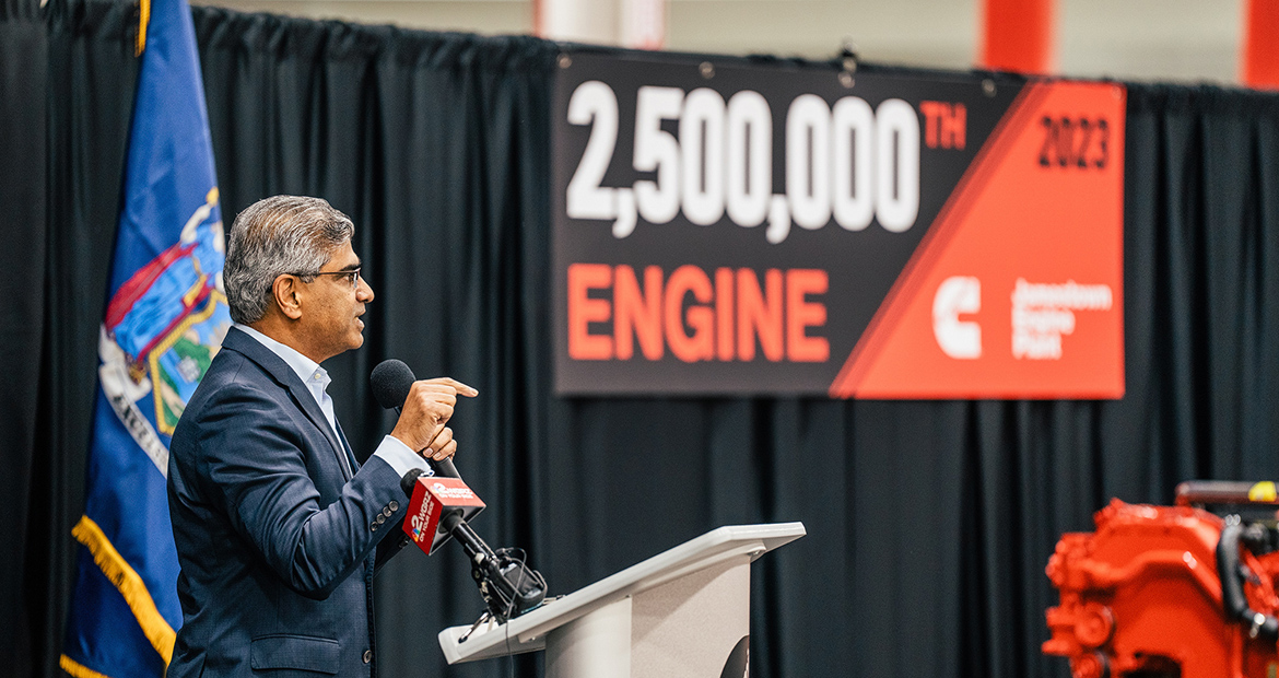  Cummins Jamestown Engine Plant produces 2.5 millionth engine while planning for the future
