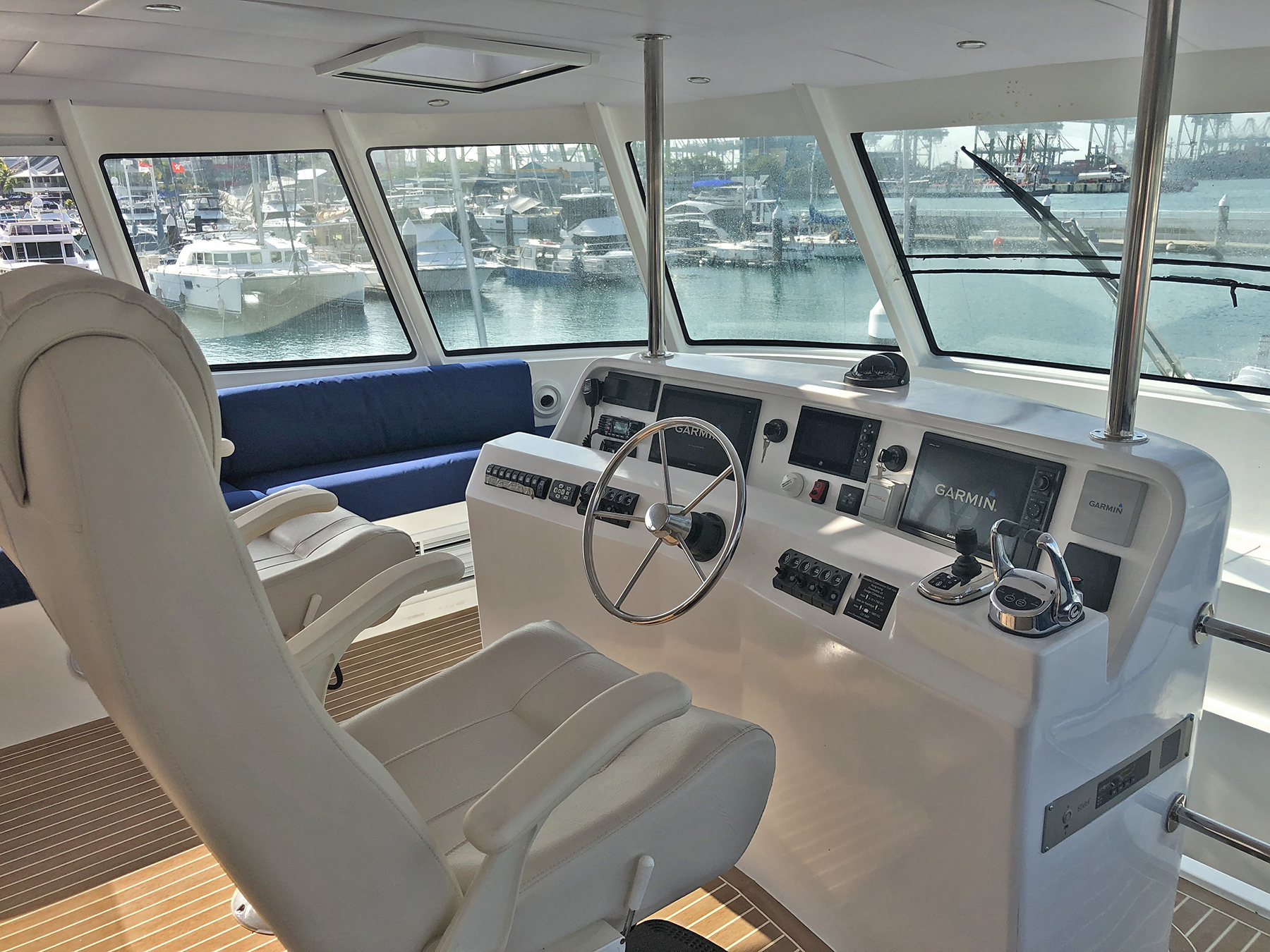 Inside the Powerplay Catamaran
