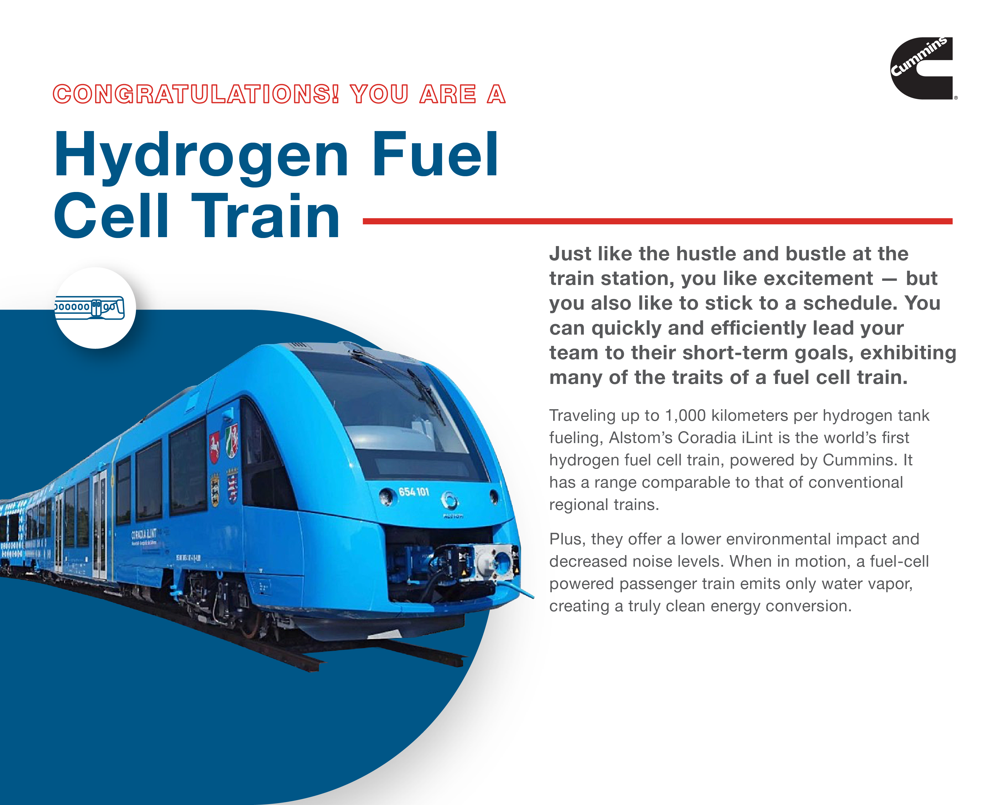 hydrogen fuel cell train