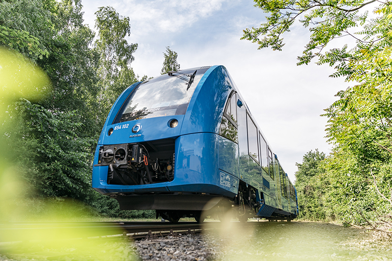 Alstom hydrogen powered train 