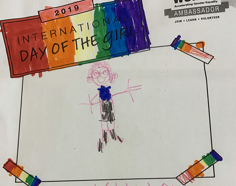 International Day of the Girl - Cummins - Coloring Contest Entry