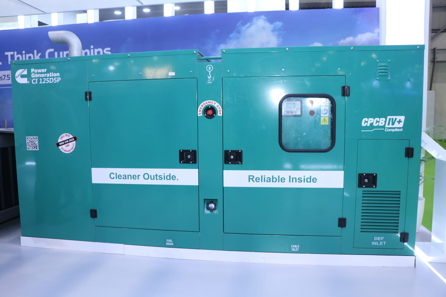 Cummins-powered CPCB IV+ genset