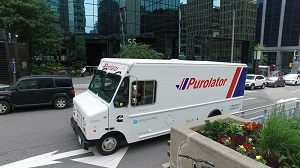 Purolator test truck