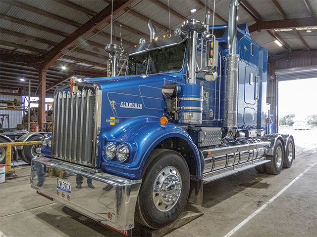 Kenworth trucked parked