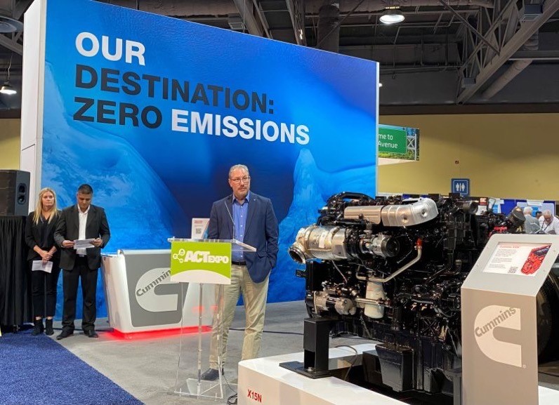 Natural gas engines on display at ACT expo