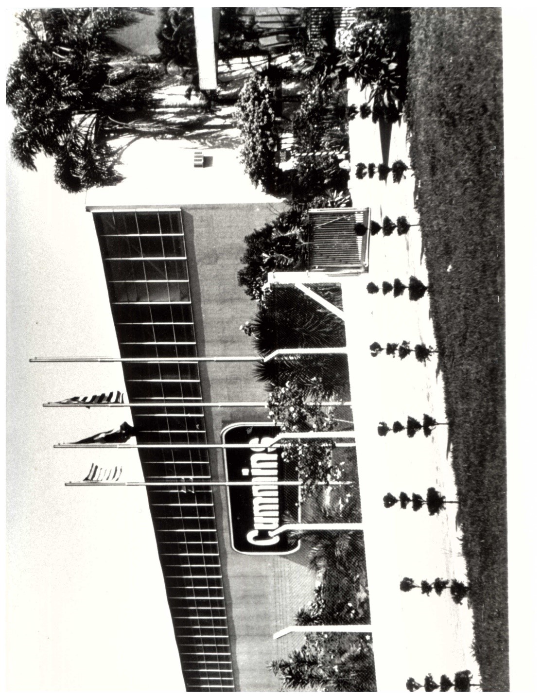Cummins Brazil main entrance in 1970