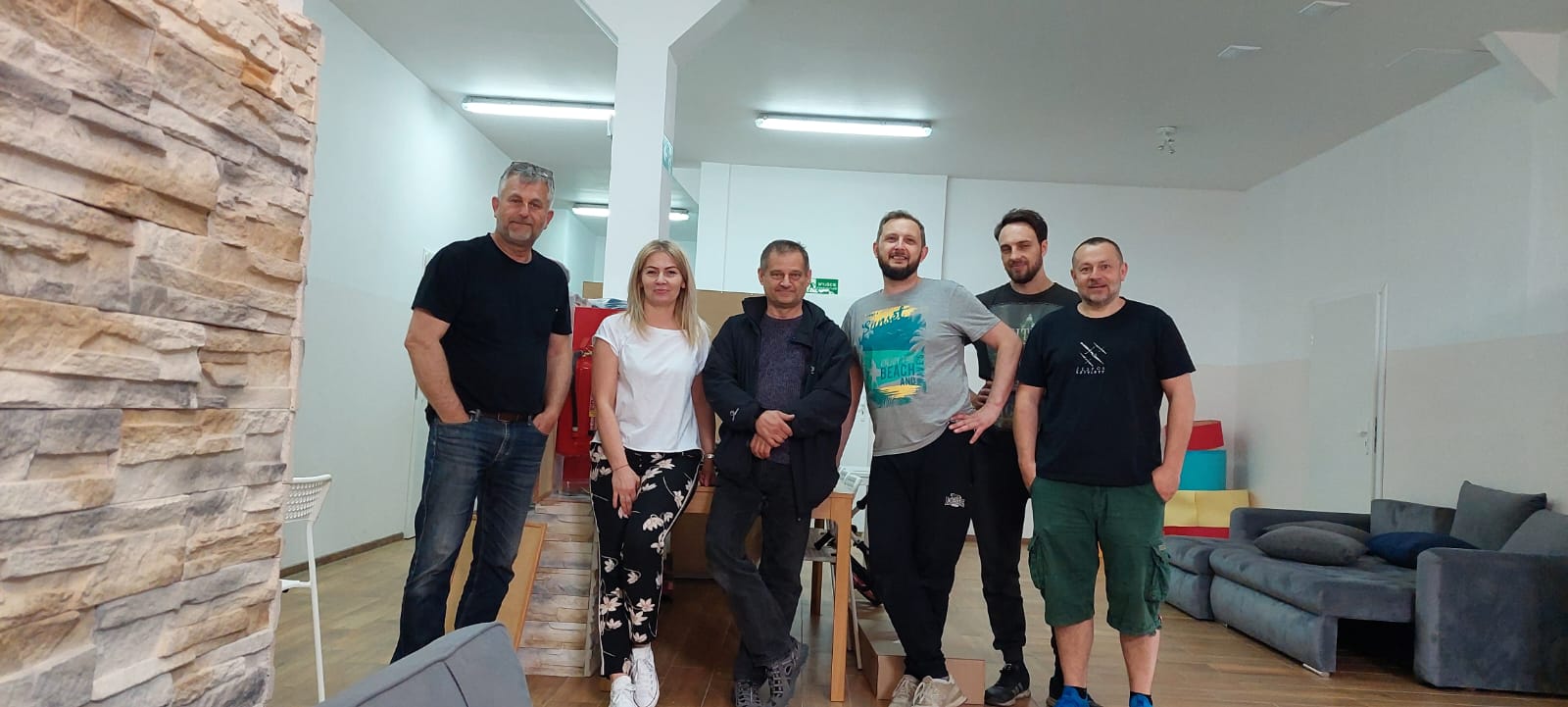 Team von Cummins in Polen