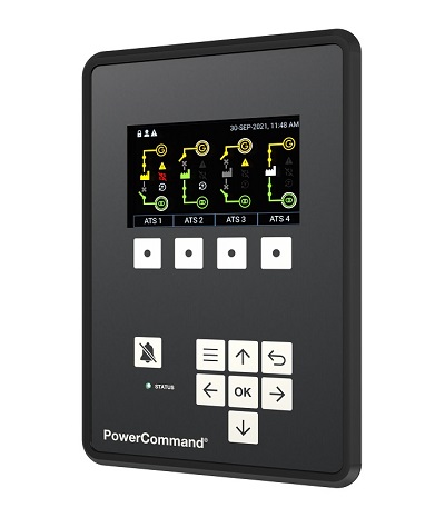 Remote annunciator panel for transfer switch