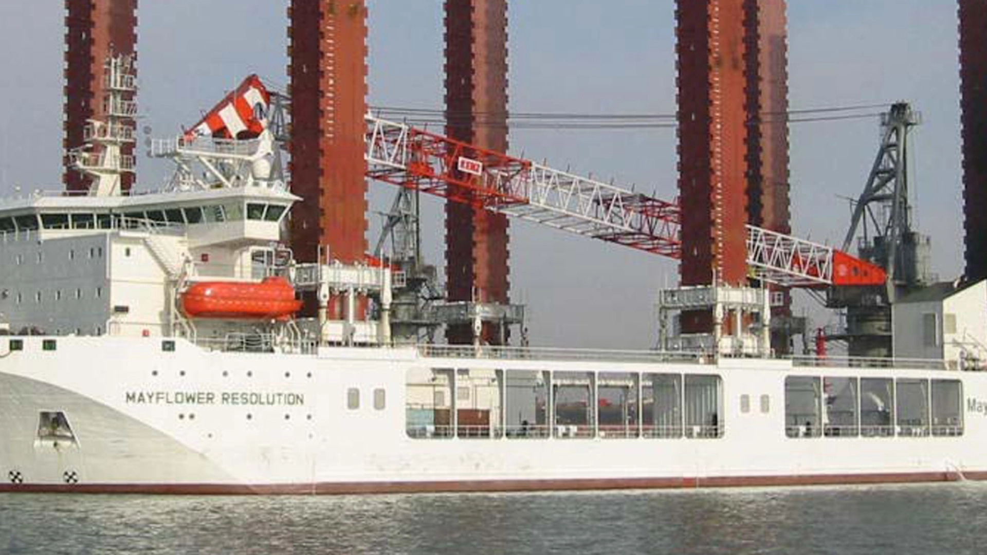 ship on the water