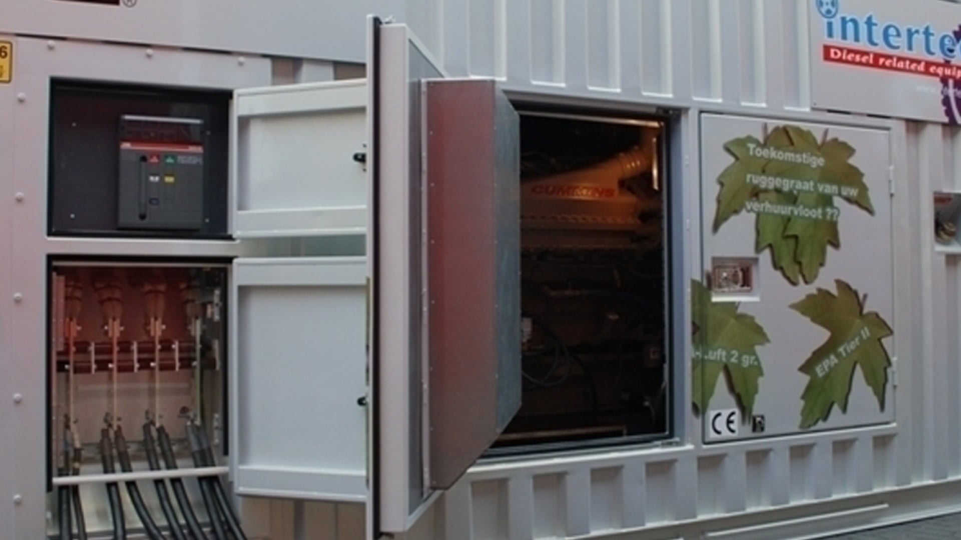 rental generator on-site