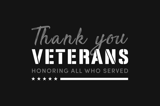 Imagen principal que dice: Gracias, veteranos