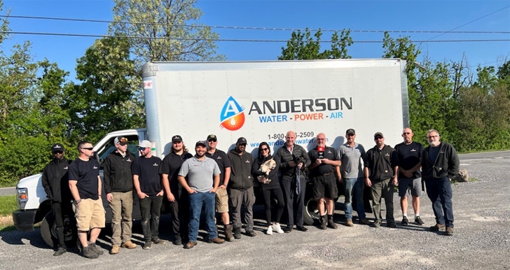 Anderson Water, Power and Air, un distribuidor de generación de energía para el hogar y pequeñas empresas de Cummins