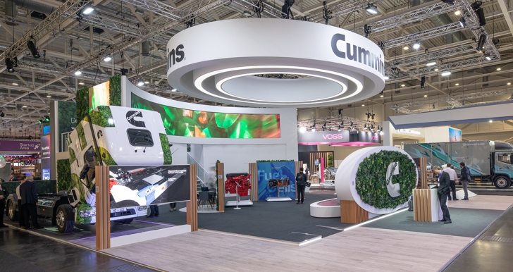 Cummins-Messestand auf der IAA
