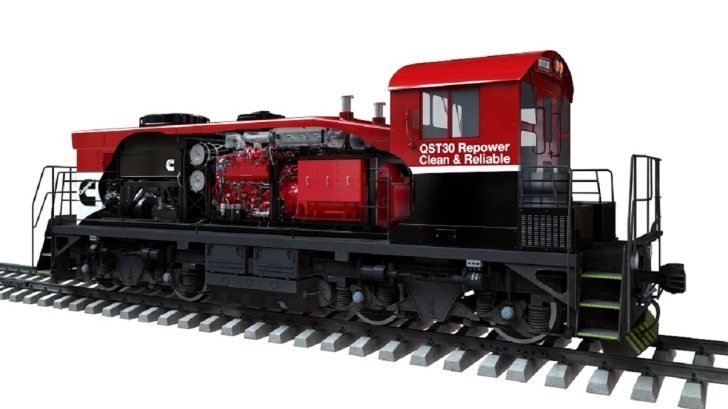 Locomotora Cummins con motor QST30