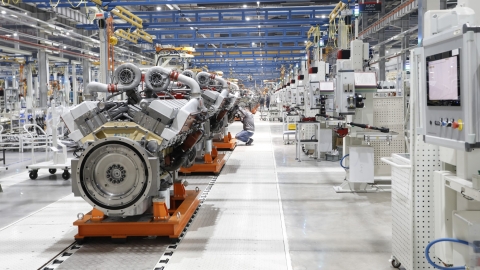 engines being built at Chongqing Cummins Engine Company