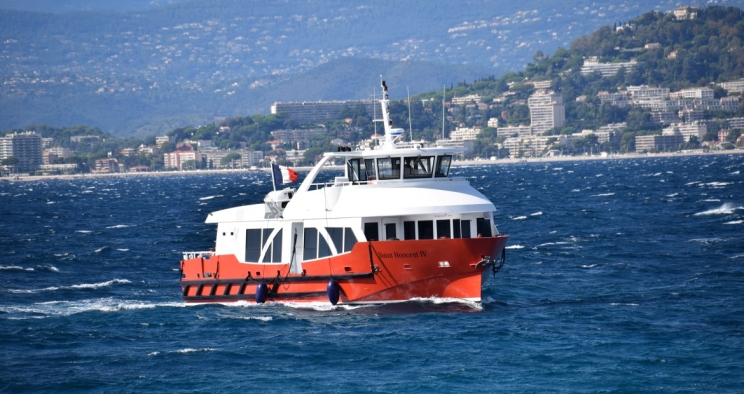 Boat in the ocean