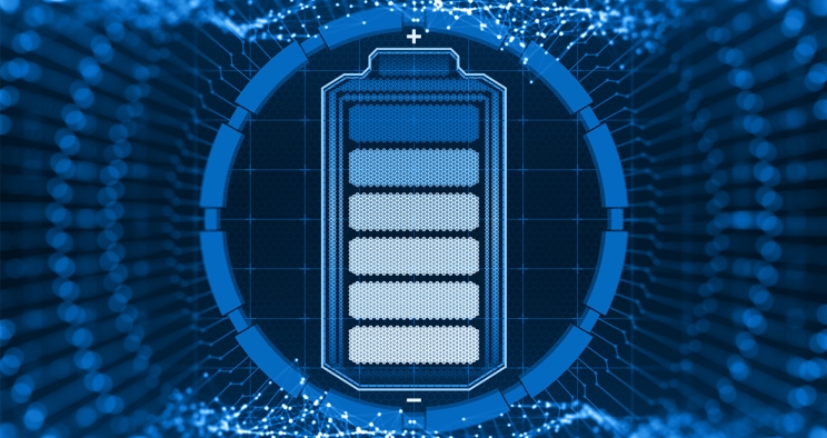 Graphic of a battery