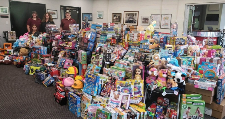 Toys on display