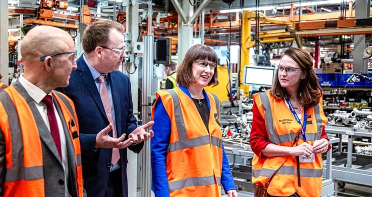 Rt Hon Rachel Reeves MP, Shadow Chancellor of the Exchequer, visiting Cummins Darlington 