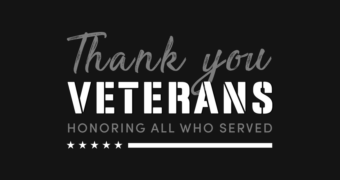 Imagen principal que dice: Gracias, veteranos