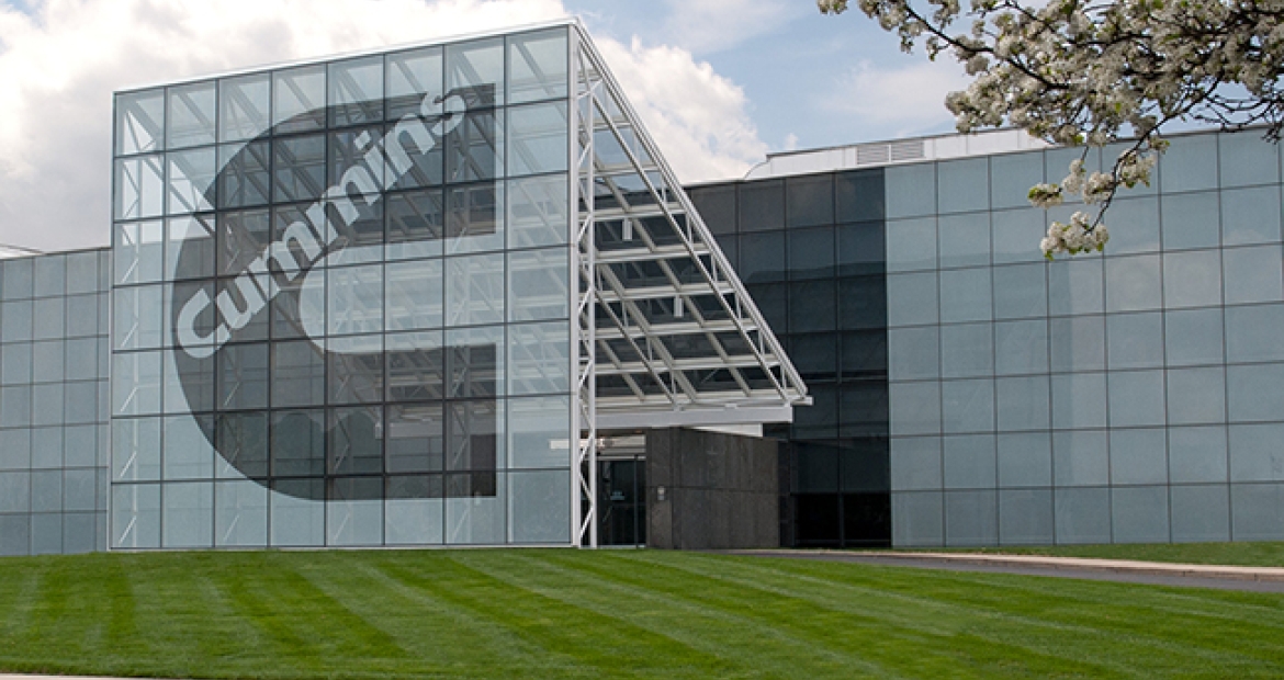 Cummins' Columbus Engine Plant was honored by Indiana's governor for its continuous improvement on the environment.