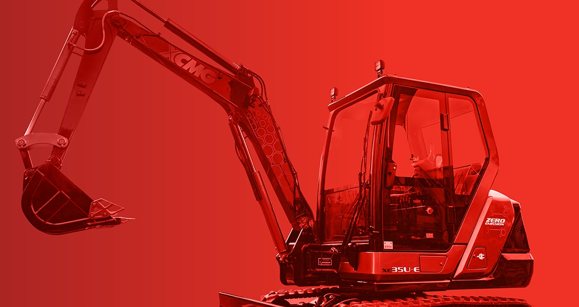 Cummins electric excavator
