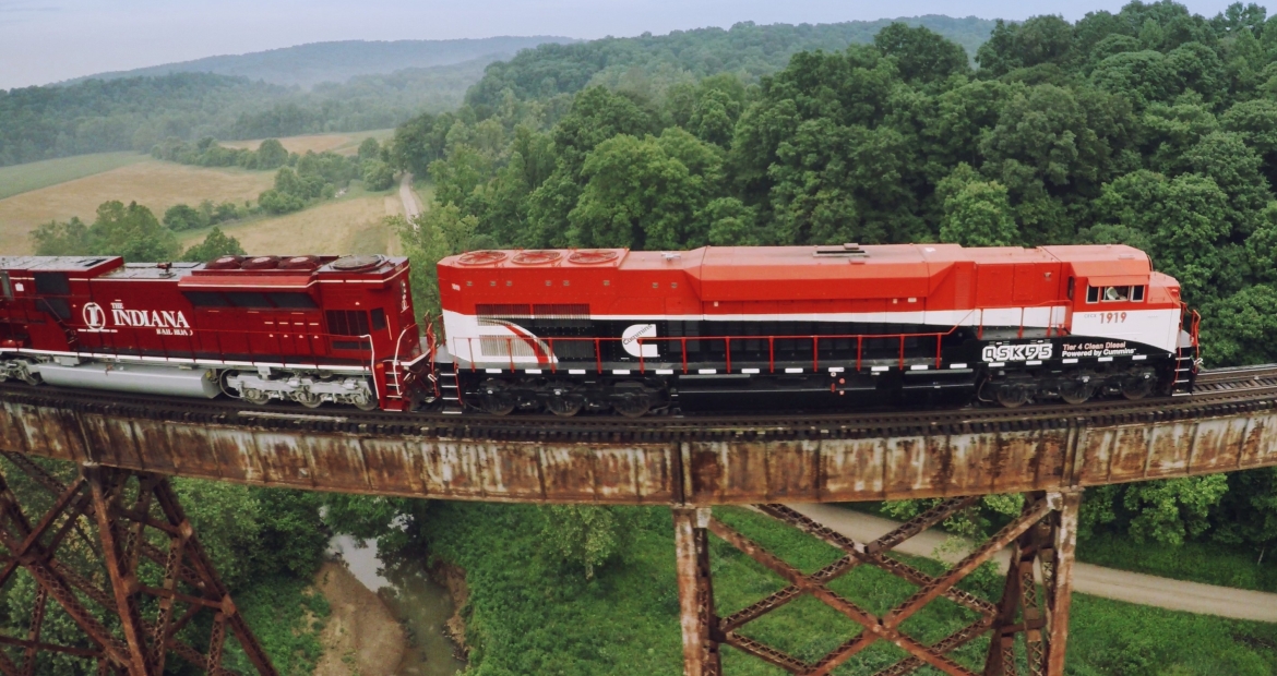 The Cummins locomotive recorded improvements in fuel economy and emissions compared to its predecessor. The Cummins locomotive recorded improvements in fuel economy and emissions compared to its predecessor.
