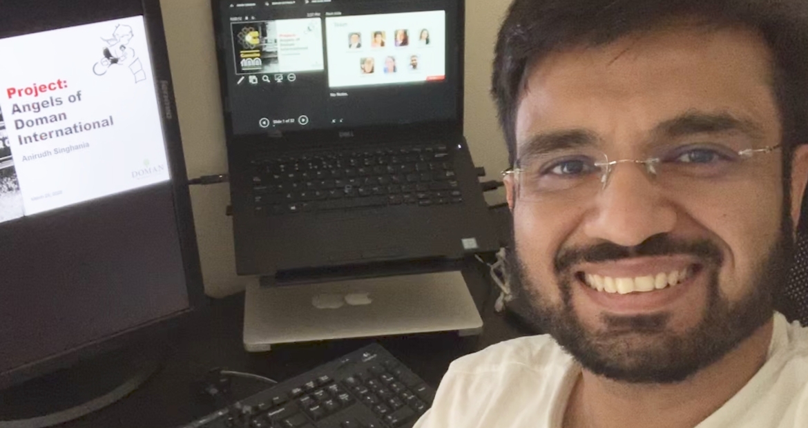 Cummins employee Anirudh Singhania led the writing project, which is helping children with neurological conditions such as autism, cerebral palsy, and many others. Cummins employee Anirudh Singhania led the writing project, which is helping children with neurological conditions such as autism, cerebral palsy, and many others.