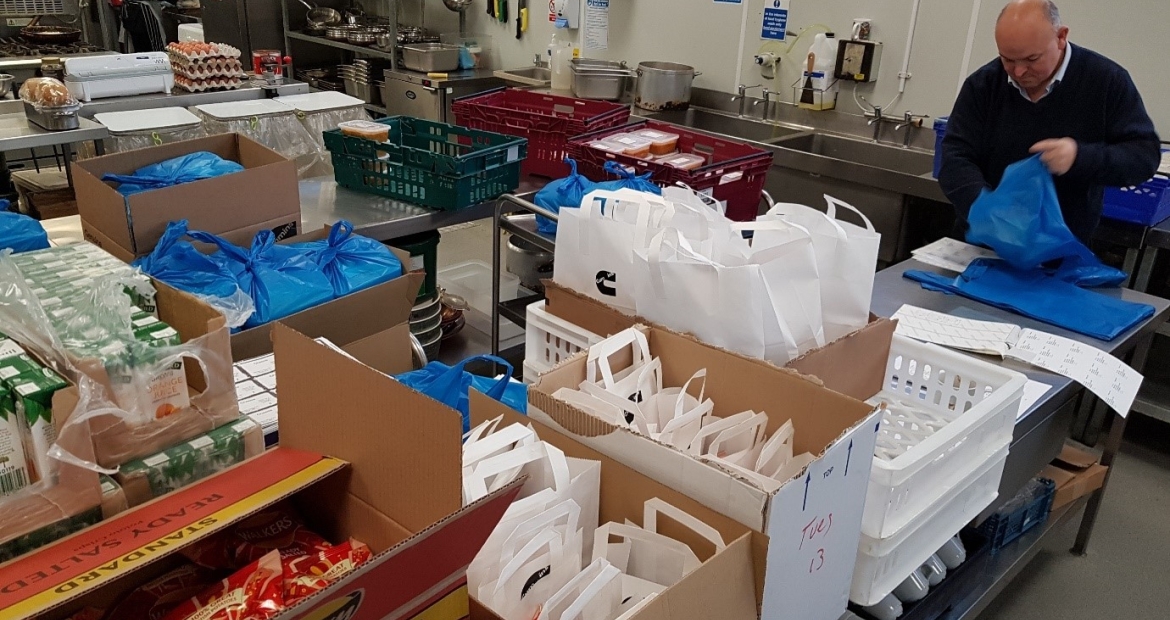The canteen staff at the Daventry Engine Plant is now making lunches for disadvantaged youth in the community. The canteen staff at the Daventry Engine Plant is now making lunches for disadvantaged youth in the community.