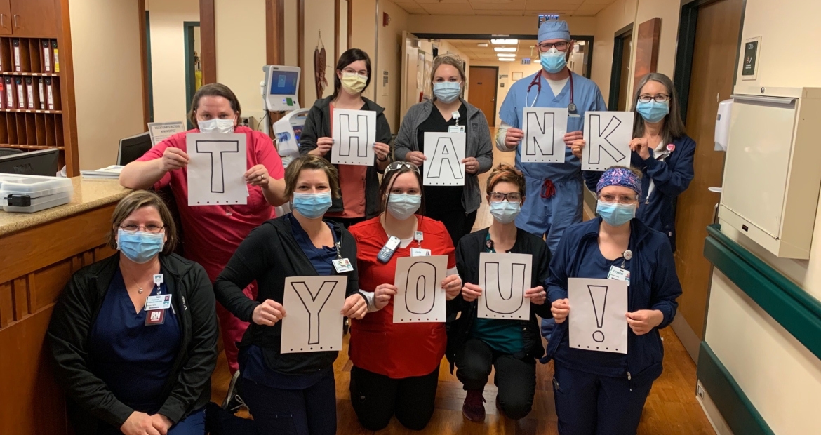 The Meal Train's food and desserts have been a big hit among frontline healthcare workers in Columbus, Indiana. The Meal Train's food and desserts have been a big hit among frontline healthcare workers in Columbus, Indiana.