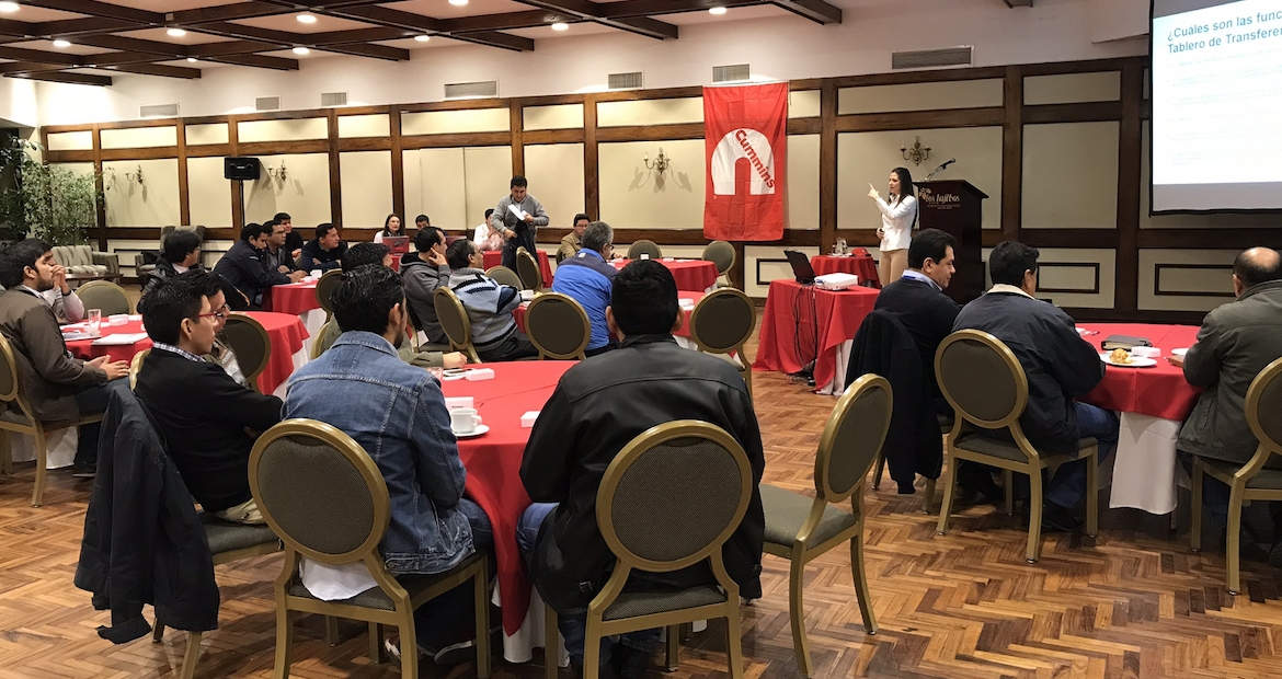 The Cummins seminar in Santa Cruz de la Sierra drew 23 industry professionals. The Cummins seminar in Santa Cruz de la Sierra drew 23 industry professionals.