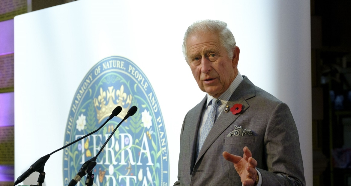 Prince Charles announces the inaugural Terra Carta seal recipients today in Glasgow.