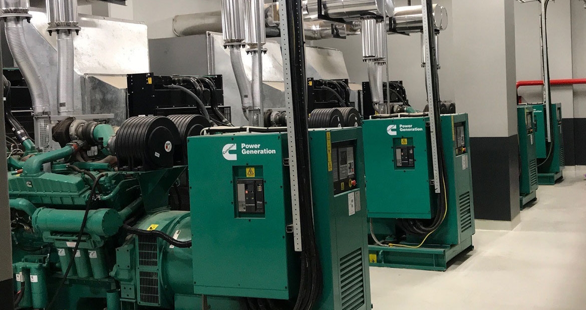 The installation is in a purpose-built ground floor room The installation is in a purpose-built ground floor room