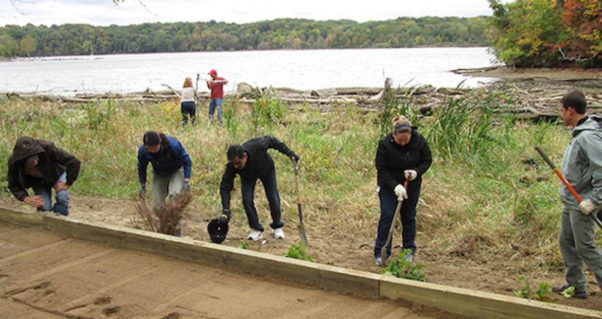 Cummins employees in Indianapolis, Indiana, reopened a cove in a reservoir that provides drinking water to the city by removing non-native invasive species. cummins community involvement metrics