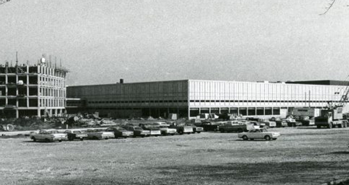 Cummins Technical Center 1960s construction photo