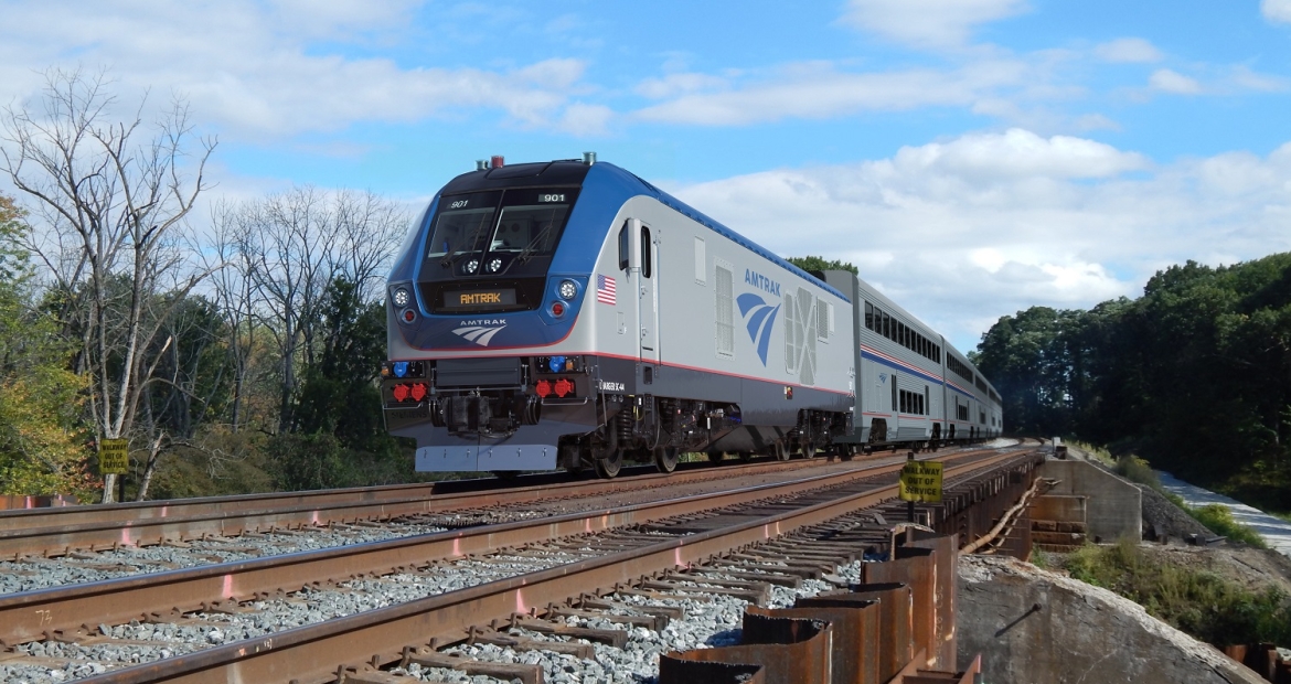 The Charger locomotives purchased by Amtrak are powered by Cummins' QSK95 diesel engines (Rendering courtesy of Siemens Mobility).