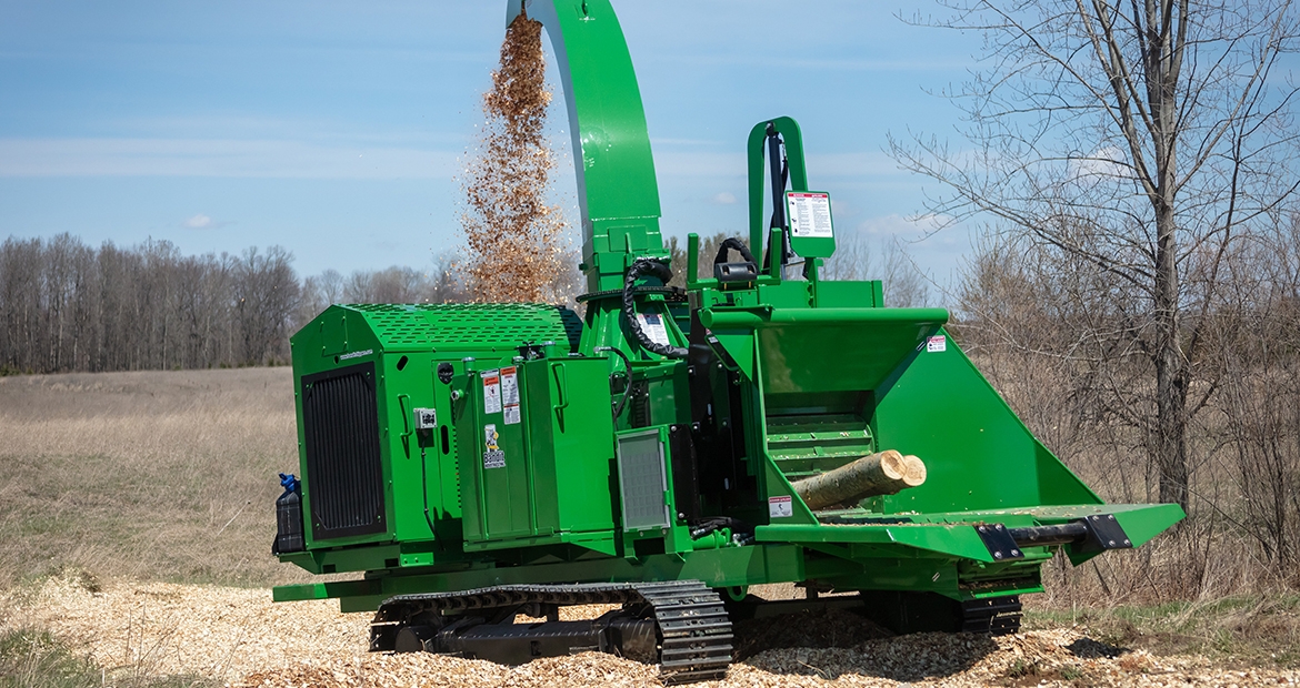 Bandit woodchipper Cummins B6.7