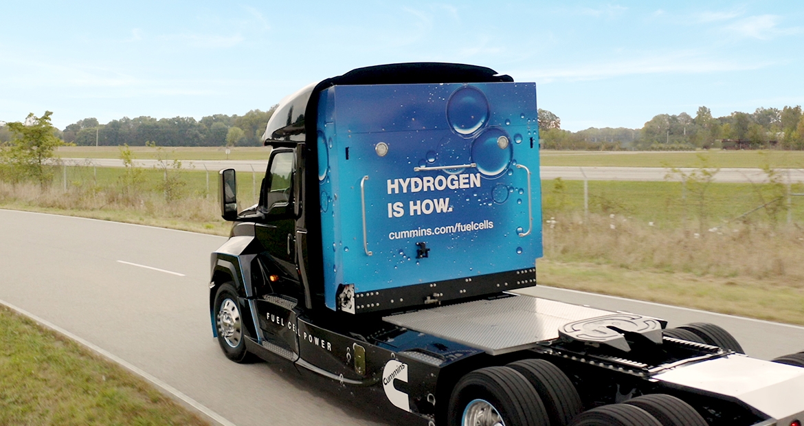 Cummins Hydrogen Fuel Cell Truck - NACV