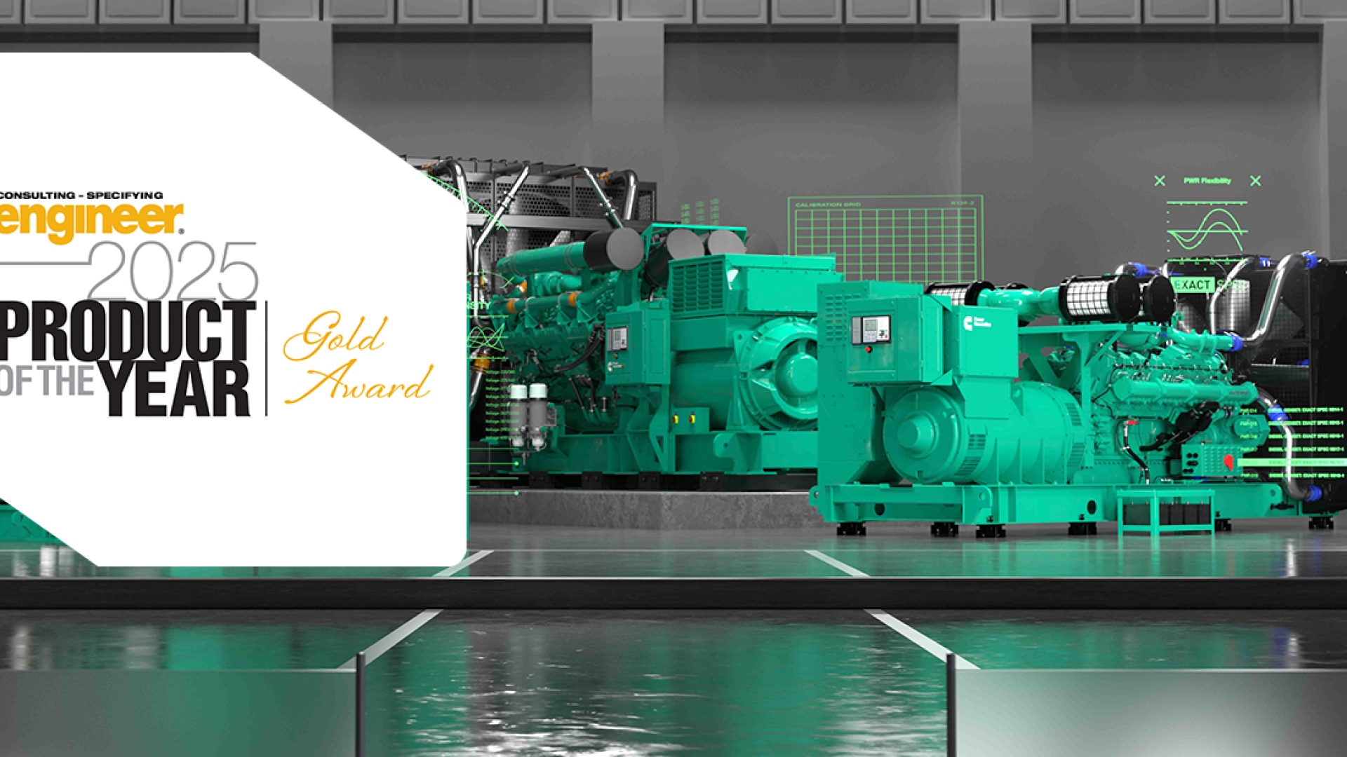 Centum™ Series Generators (1750-2000 kW & 2750-3000 kW) Secure Latest Product Award