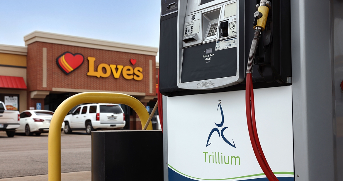 fuel pump at Love's