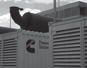 Cummins generators at hospital